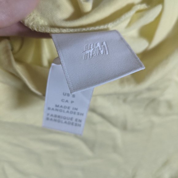 Highlighter Neon Yellow Tee with High Neck - Picture 2 of 2